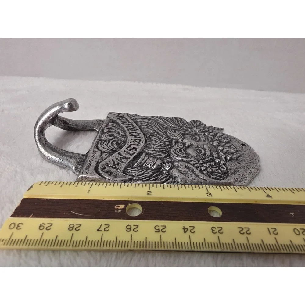 Vintage 1994 Carson Pewter Christmas‎ Santa Claus Hook 5